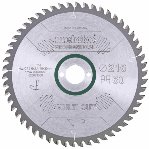 Metabo MultiCutProf 216x30,60 FZ  /TZ5neg