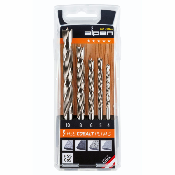 Alpen HSS-Cobalt PCTM 5-pcs