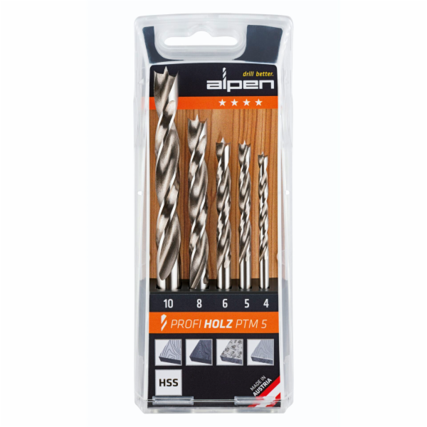 Alpen PTM 5 Profi Holz 4-5-6-8-  10