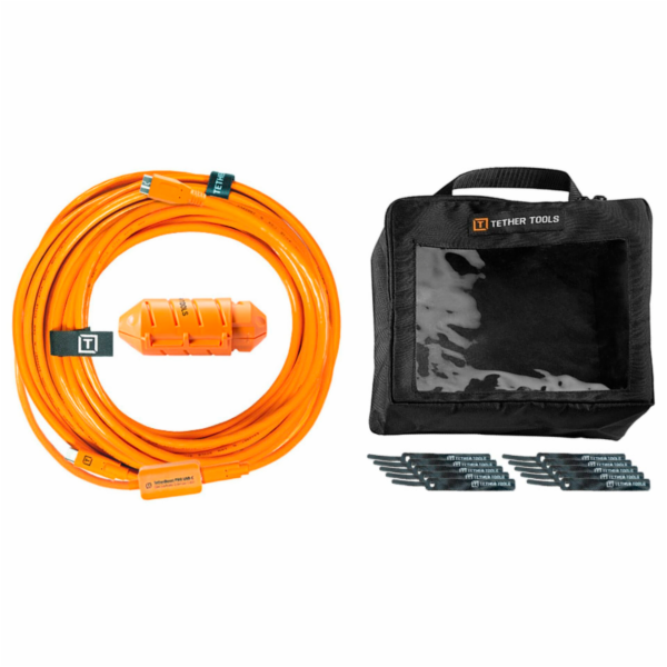 Tether Tools USB-C to Micro-B-  Cable-System 9.40m orange