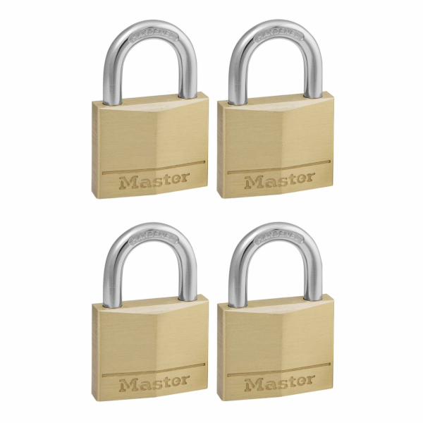 Master Lock Padlock  4 pcs. Set (50mm) 150EURQNOP