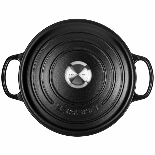 Le Creuset Signature zapék.hrnec  kulaty 24 cm cerna