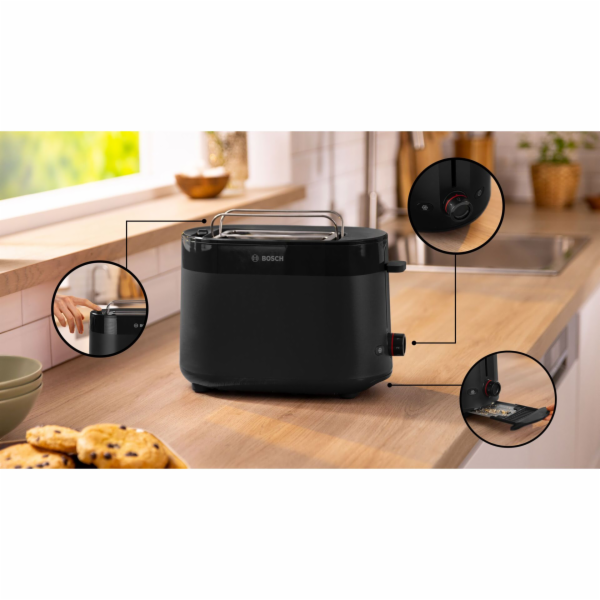 Kompaktní toustovač Bosch MyMoment TAT2M123