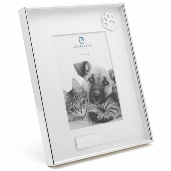 Zilverstad Photo Frame with Paw  10x15 Metal Portrait 755...