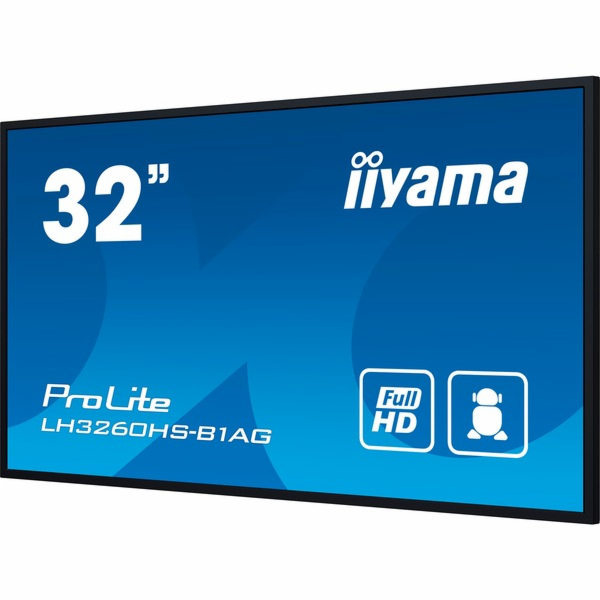Iiyama LH3260HS-B1AG, veřejný displej (černý, FullHD, IPS...