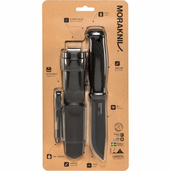 Morakniv Garberg Black Carbon včetně sady pro přežití