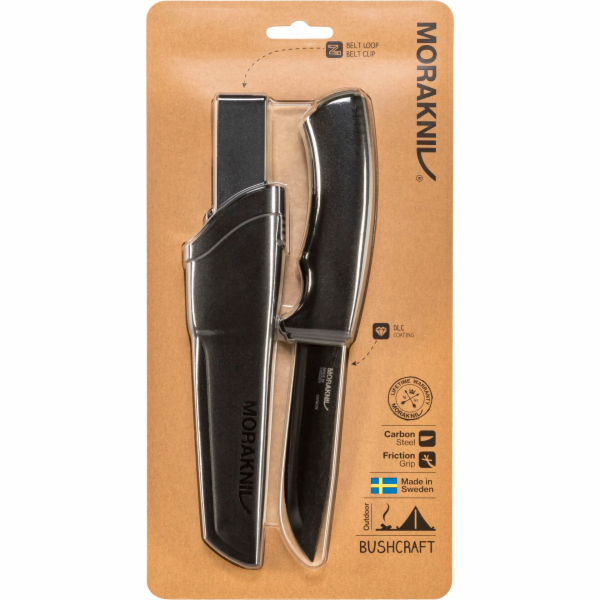 Venkovní nůž Morakniv Bushcraft s černou čepelí