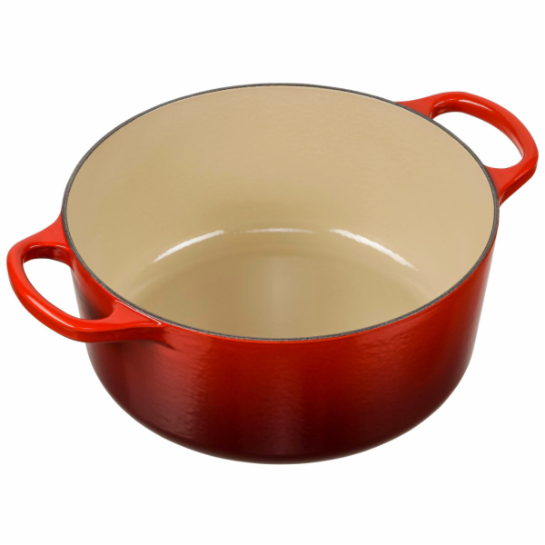 Le Creuset Signature zapék.hrnec  kulaty 24 cm tresnove c...