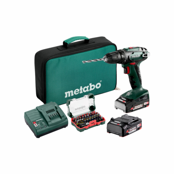metabo Metabo BS 18 Set Akku-Bohrschrauber