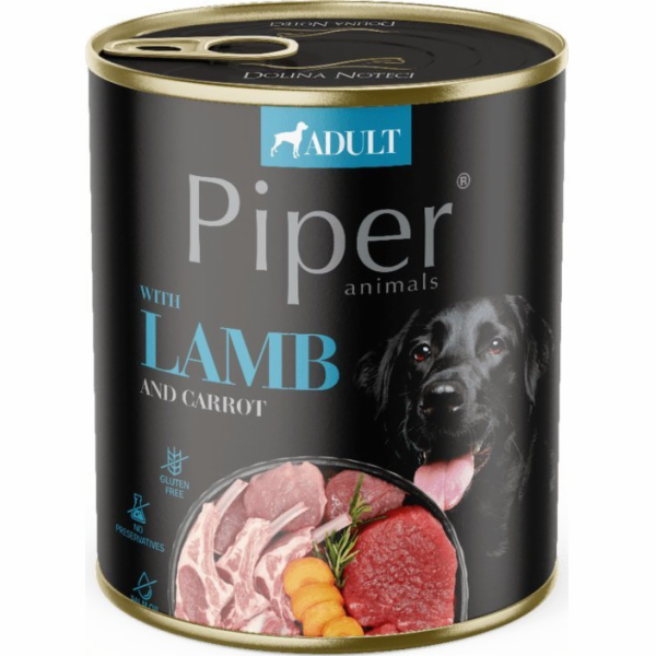 DOLINA NOTECI Piper Lamb with carrot - Mokré krmivo pro p...