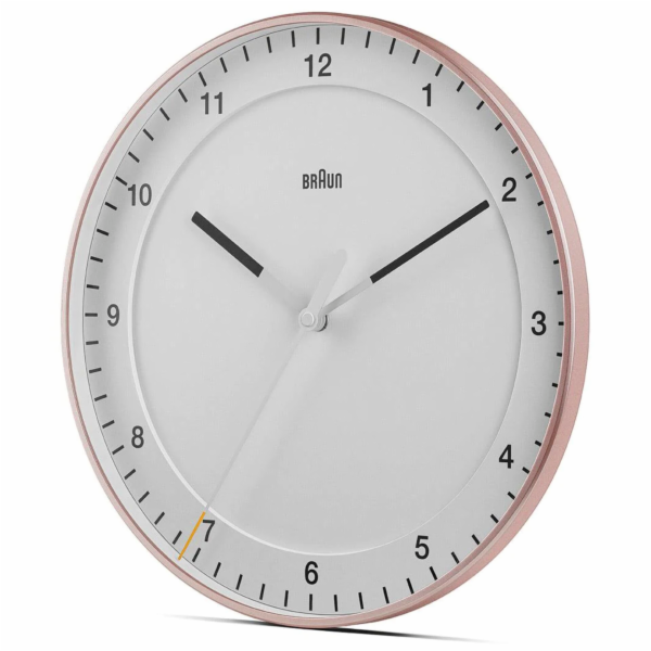 Braun BC 17 PW DCF Rádiové nástěnné hodiny růžové/bílé