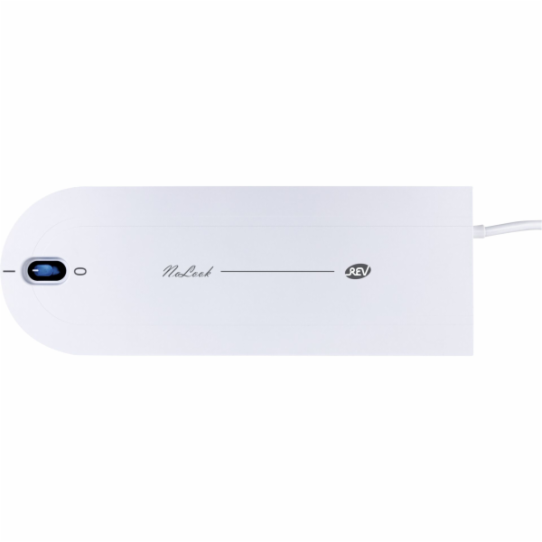 REV NoLook Socket Strip white  4=8 fold w.switch 1,4m 001...