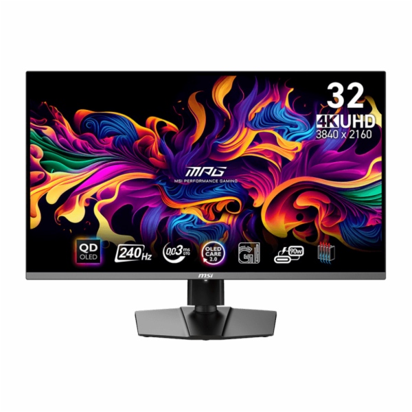 MSI MPG/321URX/31,5"/QD-OLED/4K UHD/240Hz/0,03ms/Černá/3R