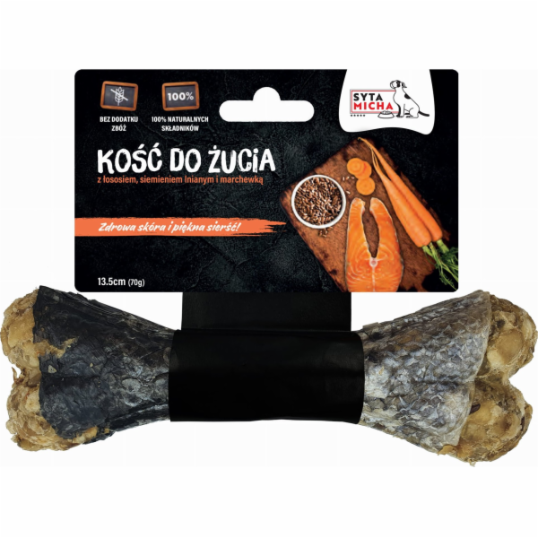 SYTA MICHA Žvýkací kost pro krásnou srst - žvýkačka pro p...