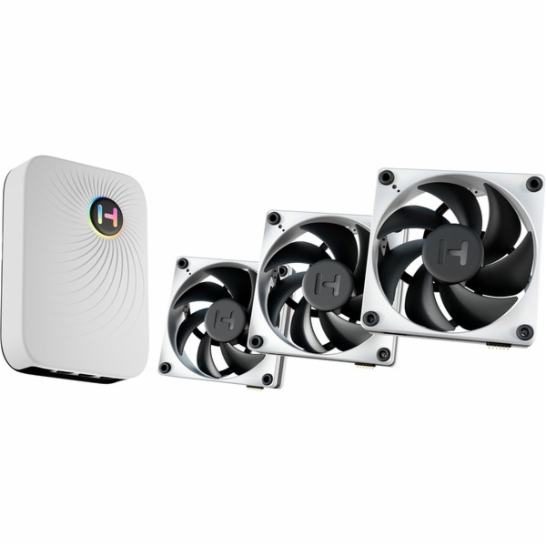 HYTE THICC FP12 Trojitý ventilátor + Nexus portál (černá/...
