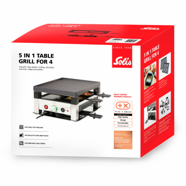 Stolní gril Solis 5v1 7910 pro 4 osoby