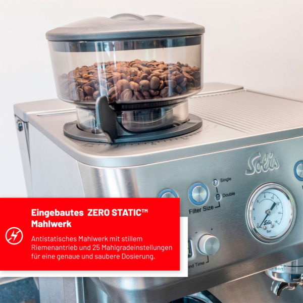 Solis Grind & Infuse Perfetta 1019 stříbrná