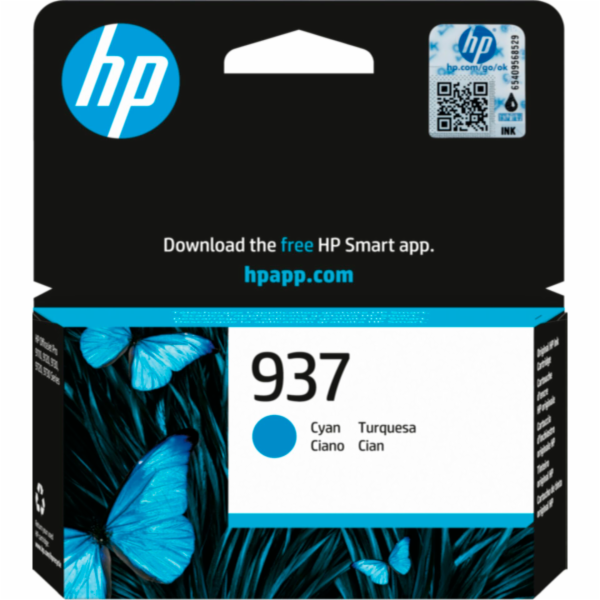HP 4S6W2NE ink cartridge  cyan No. 937