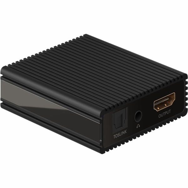 Goobay HDMI Audio Extractor 4K @ 60 Hz, HDMI Splitter (če...