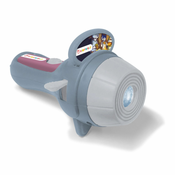 Kidywolf Projector Torch  grey incl. 3 Picture Slides