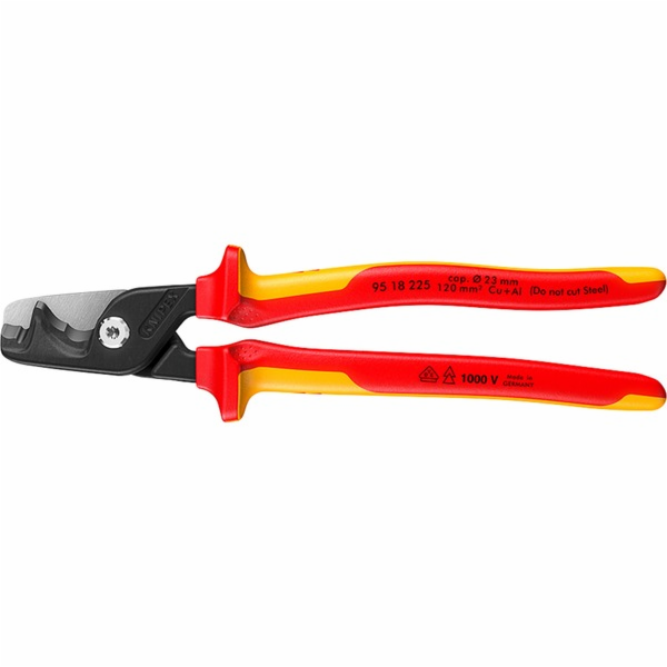 Knipex Nůžky na kabely StepCut XL 95 18 225 VDE (červeno-...