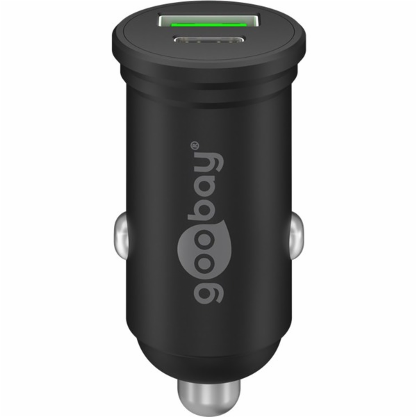 Goobay Rychlonabíječka do auta Dual-USB 45 Watt (černá, 1...