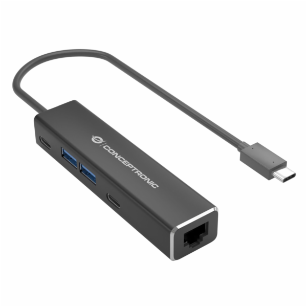 Koncepční AV adaptér CONCEPTRONIC Adaptér USB-C ->RJ45 Gi...