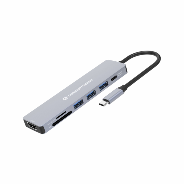Conceptronic DONN19G  7-in-1 Docking Station