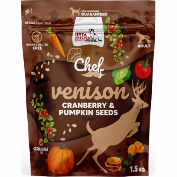 SYTA MICHA Chef Venison with cranberry and pumpkin seeds ...