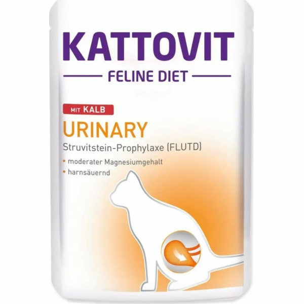 KATTOVIT URINARY Telecí maso 85g pro kočky