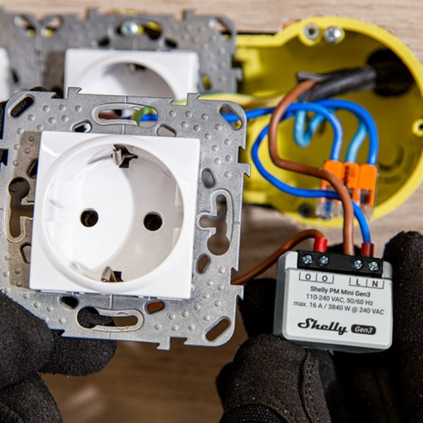 Shelly PM Mini Gen3 Controller, WiFi/Bluetooth