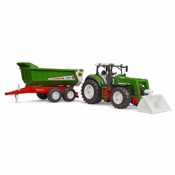 BRUDER Traktor Roadmax s čelním nakladačem a sklápěcím př...