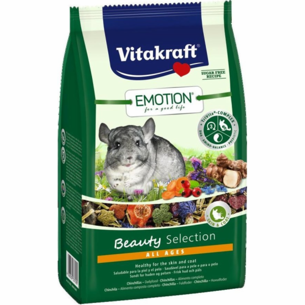 VITAKRAFT EMOTION BEAUTY - suché krmivo pro činčily - 600 g