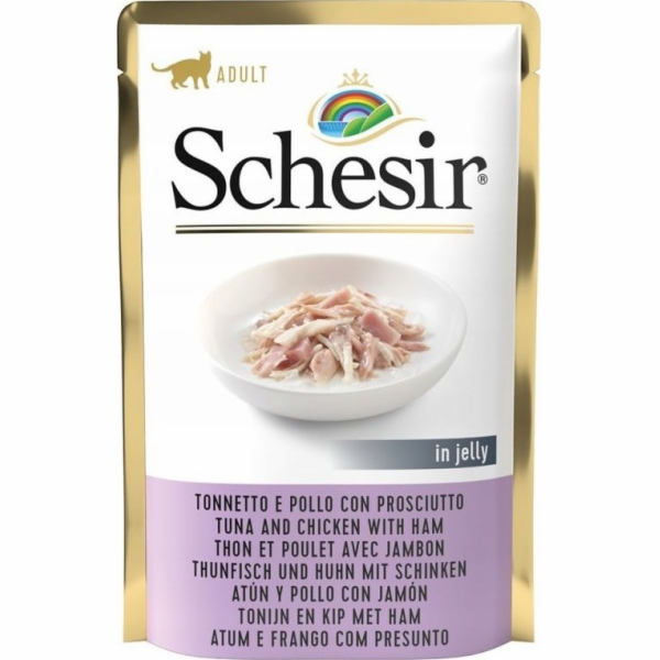 SCHESIR in jelly Tuna and chicken with ham - mokré krmivo...