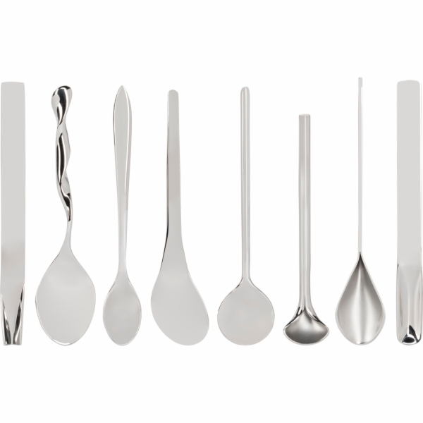Alessi Designer Set of 8 Coffee  Spoons MSPOONSET