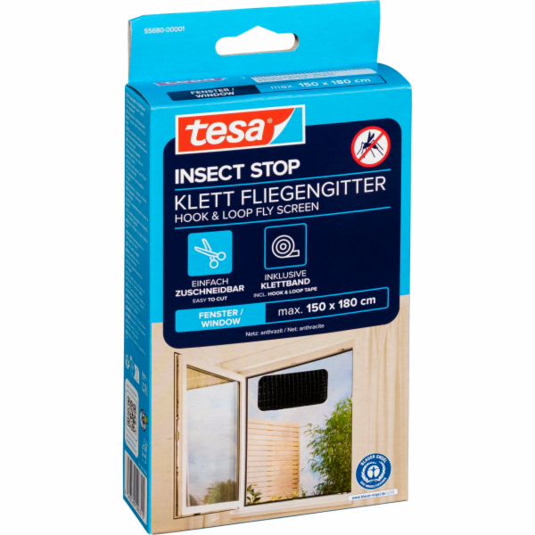 Tesa INSECT STOP Standard  1,5mx1,8m Anthracite 55680