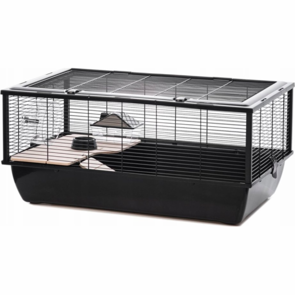 INTER-ZOO Bob + Wood black - klec pro křečka
