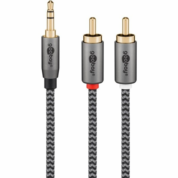 Goobay Plus audio adaptérový kabel AUX 3,5 mm jack > ster...