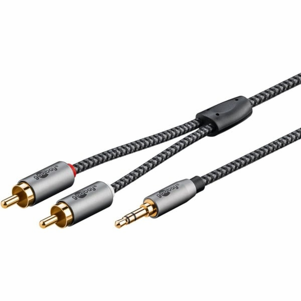Goobay Plus audio adaptérový kabel AUX 3,5 mm jack > ster...