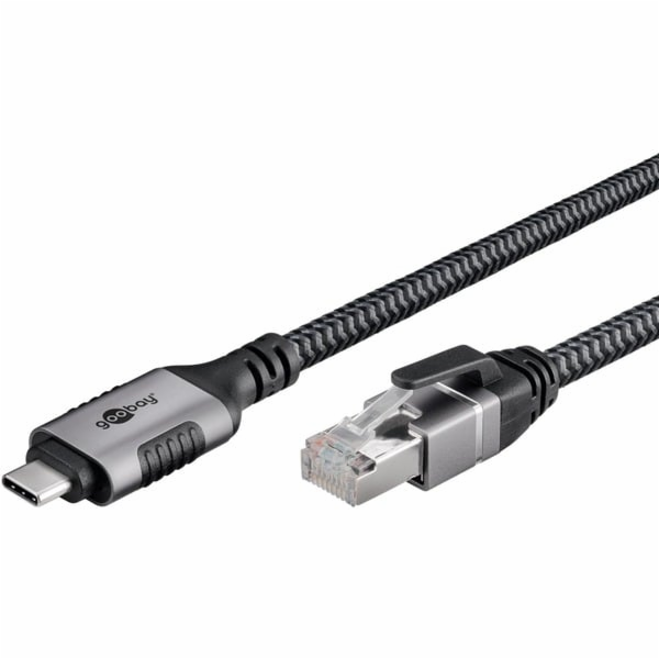 Goobay Ethernetový kabel USB-C 3.2 Gen2 samec > RJ-45 sam...