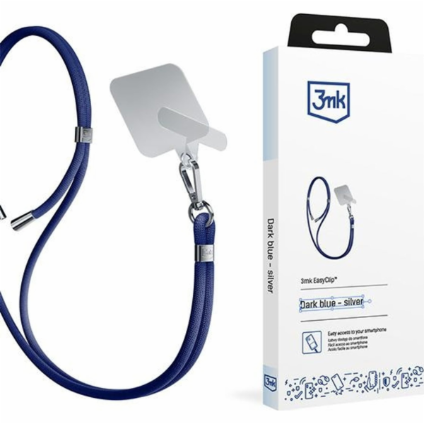 3mk EasyClip Dark Blue (silver)