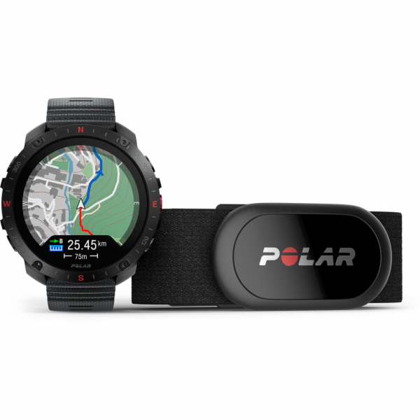 Chytré hodinky Polar POLAR GRIT X2 PRO Juodas/Juodas s HR