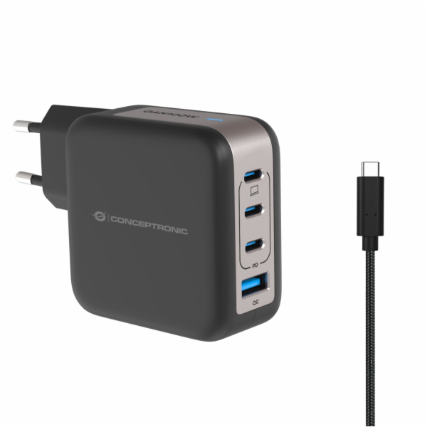 Conceptronická nabíječka CONCEPTRONIC Ladegerät 4Port 100...
