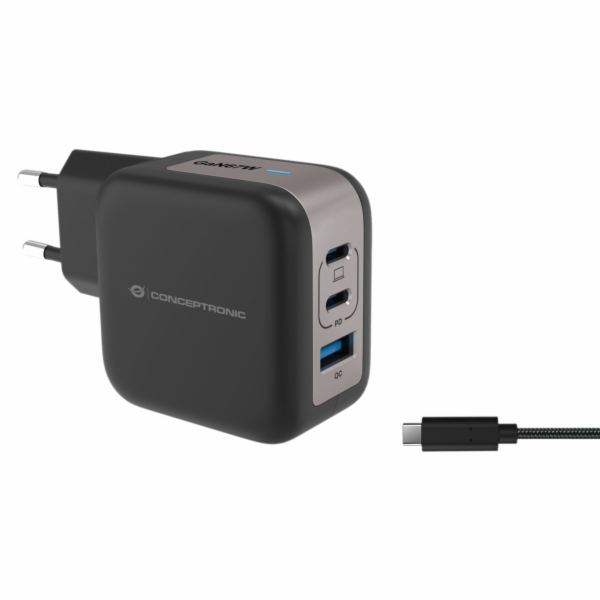 Conceptronická nabíječka CONCEPTRONIC Ladegerät 3Port 67W...