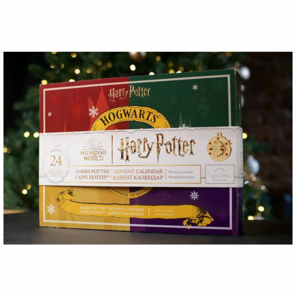 Ugears 3D dřevěné mechanické puzzle Harry Potter - Advent...