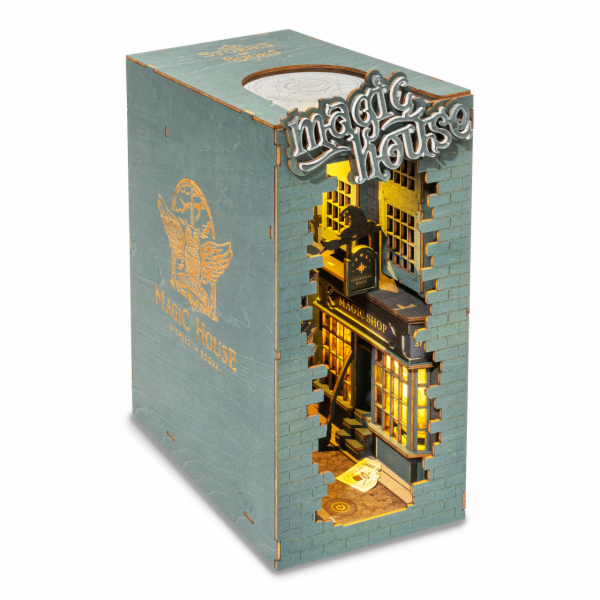 RoboTime 3D skládačka Zarážka na knihy Miniatura domečku ...