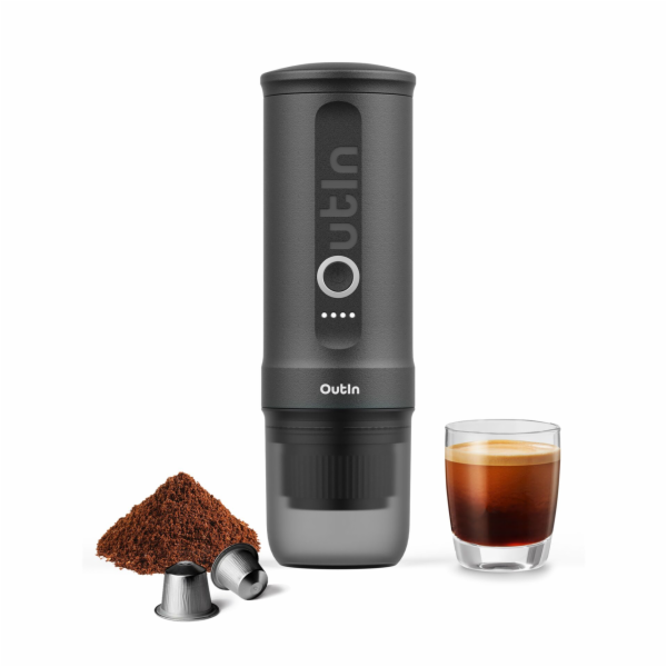 Outin - Nano Espresso Maker - Vesmírně šedý přenosný kávo...