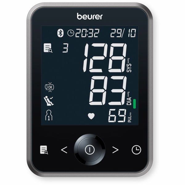 Beurer BM 64 horní paže (černá, Bluetooth)