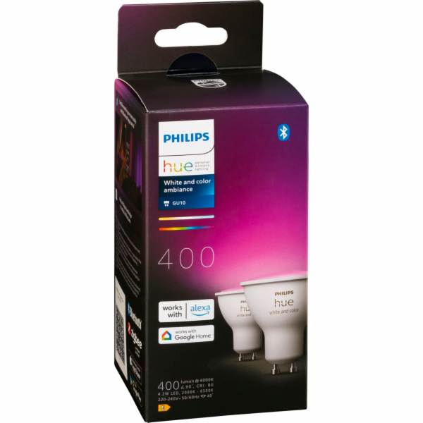 Signify Philips Hue White & Col. Amb. GU10 Doppelpack 2x3...
