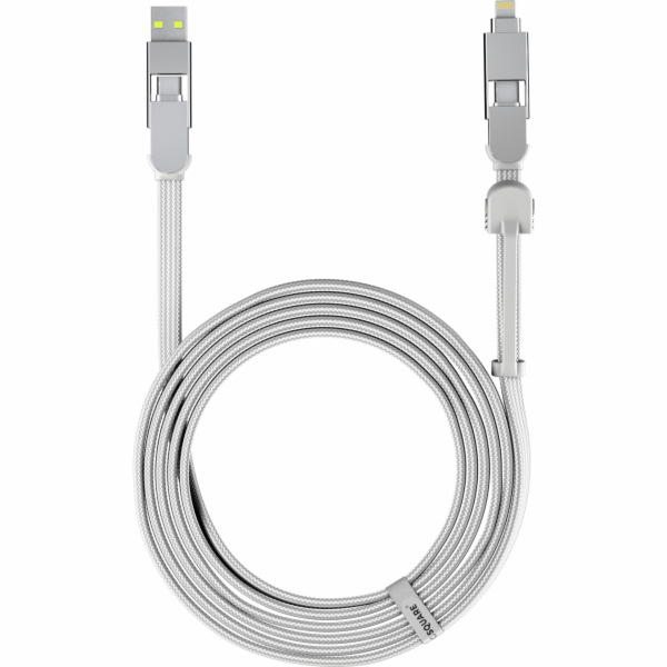Rolling Square inCharge XL Cable  3m White